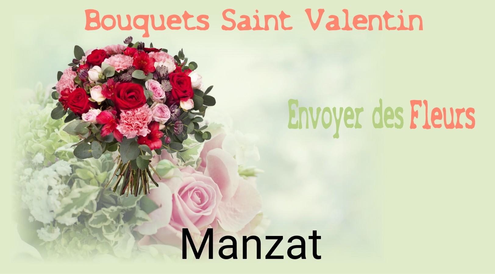 Roses de Saint-Valentin livrées à Manzat